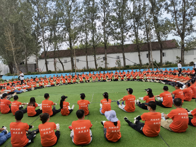 青島瑞普特全員參與牛商匯拓展訓練，目標已定，使命必達