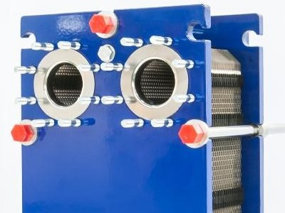 板式換熱器上的4個接口是干什么用的？