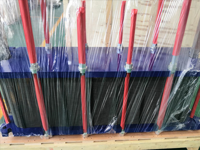 小溫差空調板式換熱器裝備包裝發貨